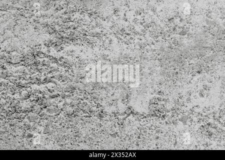 Grey Stone Texture or Background in monochrome. Black and White. Close-up. Stock Photo