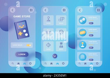 GUI elements for shopping mobile app. Shopping platform, product rating ...