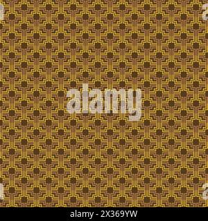 Chinese inspired seamless geometric vector pattern, Stock Vector