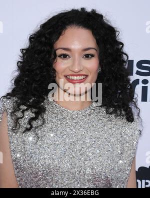 April 24, 2024, Los Angeles, California, USA: Yancyabril attends the 16th Annual Music Will Benefit. (Credit Image: © Billy Bennight/ZUMA Press Wire) EDITORIAL USAGE ONLY! Not for Commercial USAGE! Stock Photo