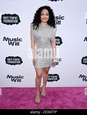 April 24, 2024, Los Angeles, California, USA: Yancyabril attends the 16th Annual Music Will Benefit. (Credit Image: © Billy Bennight/ZUMA Press Wire) EDITORIAL USAGE ONLY! Not for Commercial USAGE! Stock Photo