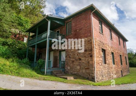 The Ghost Town of Thurmond in the New River Gorge National Park, West Virginia Stock Photo