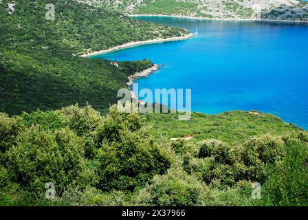 the wonderful and wild coast of croatia Stock Photo