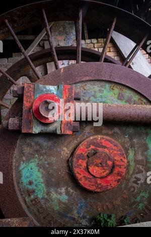 Endeans Mill, Near Taumaranui, North Island, New Zealand Stock Photo 