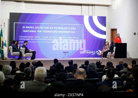 Brasilia, Distrito Federal, Brasil. 24th Apr, 2024. Brasilia (DF), 04/24/2024 - COLLECTIVE/CAMARA/DF - Conference with the President of the Chamber of Deputies Arthur Lira, before the delivery of the tax regulations this Wednesday, April 24, 2024. (Foto: Wallace Martins/Thenews2/Zumapress) (Credit Image: © Wallace Martins/TheNEWS2 via ZUMA Press Wire) EDITORIAL USAGE ONLY! Not for Commercial USAGE! Stock Photo