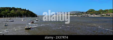 Around the UK - River Conwy Estuary, North Wales Stock Photo