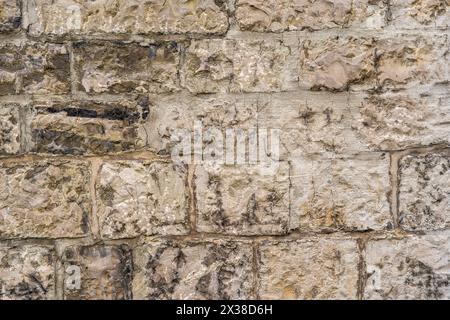 Old stone wall texture background. Stock Photo
