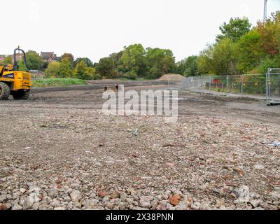 Shrewsbury Town Football stadium demolished in 2008 Stock Photo