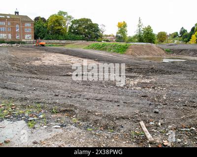 Shrewsbury Town Football stadium demolished in 2008 Stock Photo