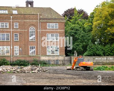 Shrewsbury Town Football stadium demolished in 2008 Stock Photo