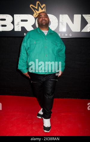 London, UK. 24th Apr, 2024. Sugapuff attends the Bronx Boxing Club Expansion Launch Party at the Bronx Gym in Camberwell, London. Credit: SOPA Images Limited/Alamy Live News Stock Photo