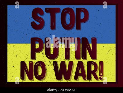 No war, ensign, martial law Illustration Stock Vector