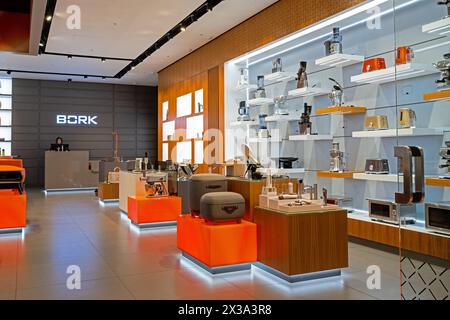 BORK Electronic GmbH - Official boutique of home appliances of the German manufacturer. Minsk, Belarus - april 20, 2024 Stock Photo
