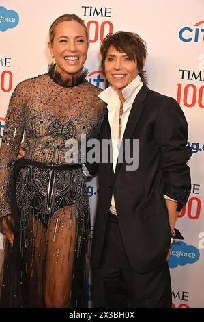 Robin Creen Maria Bello and wife Chef and honoree Dominique Creen attends the TIME ...