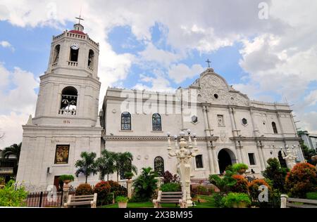 The Cebu Metropolitan Cathedral in Cebu City, The Philippines. Stock Photo