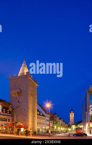 Jena is a university town and independent city in Thuringia in the metropolitan region of Central Germany. After the state capital Erfurt, it is the Stock Photo