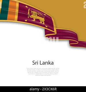 Independence day of Sri Lanka. Creative Sri Lanka national country flag ...