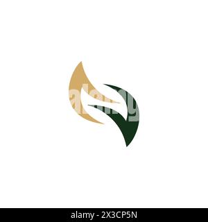 CN Abstract Logo. CV Logo Vector Stock Vector