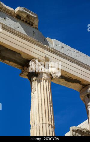 Delve into Ancient Greece's allure through the Parthenon's marble elegance, a beacon for tourism amid historical splendor and cultural richness Stock Photo