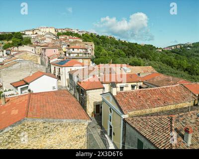 Prignano, a quaint village nestled in the heart of Cilento, Italy. Stock Photo