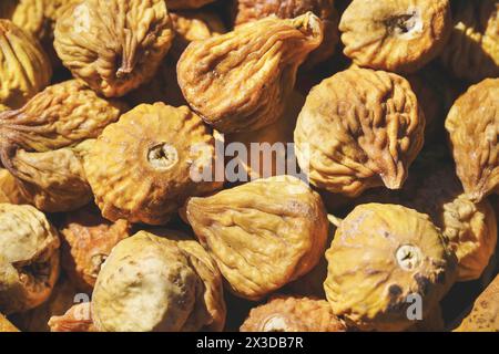 Edible fig, Common fig, Figtree (Ficus carica), dried figs Stock Photo