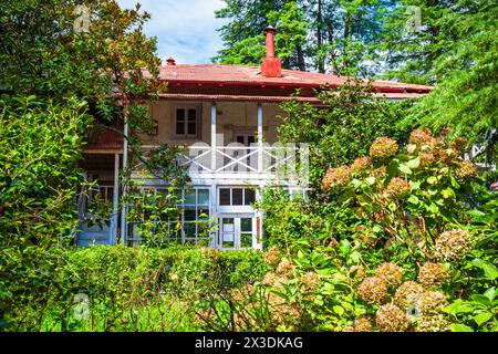 Nicholas Roerich Museum in Naggar village in Himachal Pradesh state in north India Stock Photo