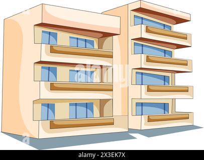 Building vector illustration Stock Vector