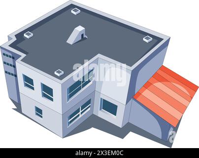 Godown vector illustration Stock Vector