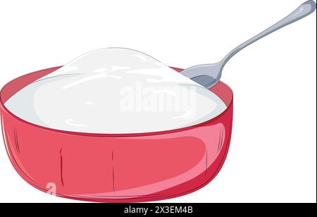 Curd vector illustration Stock Vector