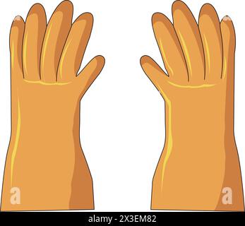 Hand gloves vector illustration Stock Vector