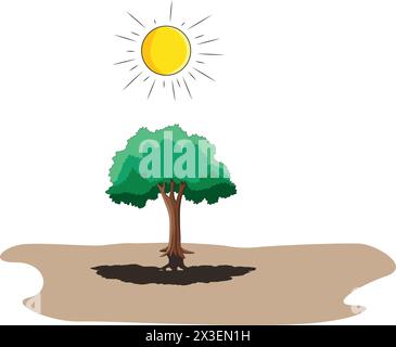 Shadow effect vector illustration Stock Vector