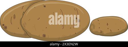 potatoes vector illustration Stock Vector