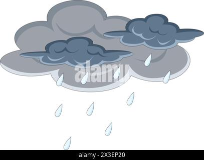 Rainy season vector illustration Stock Vector