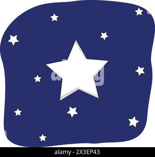 Twinkling stars vector ilustration Stock Vector