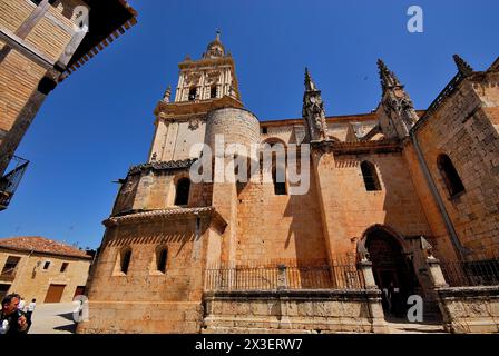 Cathedral of El Burgo de Osma, Soria, Spain Stock Photo