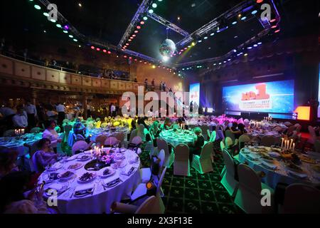 MOSCOW - JUN 8, 2017: Award Records of real estate market 2017 in Golden Palace Stock Photo