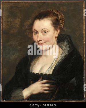 Portrait of Isabella Brant. Peter Paul Rubens. c. 1620–25. Stock Photo