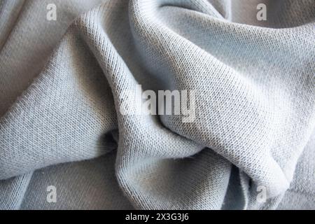 White black cage cotton gentle texture clothes. Cage textile cloth background in for fashion clothing. Stock Photo