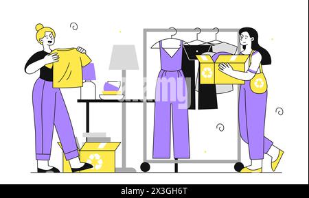 Reuse of things vector simple Stock Vector