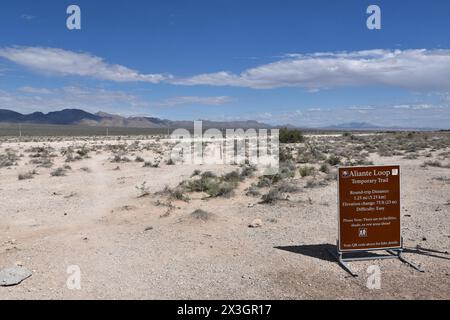 Tule Springs Fossil Beds National Monument in Las Vegas Nevada Stock Photo