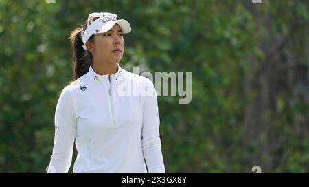 April 26, 2024: LPGA - Ladies Professional Golf Association - ALISON LEE at the JM Eagle LA Championship 2024, presented by Plastpro, Wilshire Country Club, Los Angeles, CA, USA, April 26, 2024.Credit Image cr Scott Mitchell/ZUMA Press (Credit Image: © Scott Mitchell/ZUMA Press Wire) EDITORIAL USAGE ONLY! Not for Commercial USAGE! Stock Photo