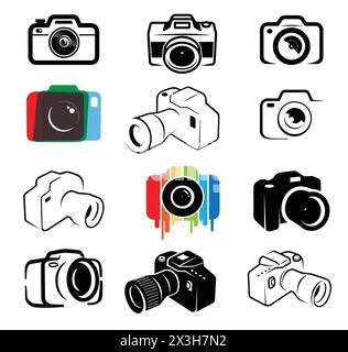Creative Camera Photography Devices Collection Logo Vector Symbol Icons ...