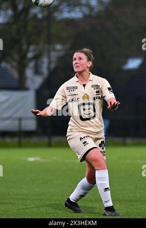 Marcinelle, Belgium. 26th Apr, 2024. Sirine Bouharat (19) of KV ...