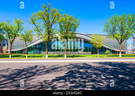 Tashkent, Uzbekistan - April 11, 2021: Tashkent City International Congress Centre in Tashkent city, Uzbekistan Stock Photo