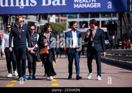 BEN SULAYEM Mohammed (uae), President of the FIA, portrait during the 2024 Monaco ePrix, 6th meeting of the 2023-24 ABB FIA Formula E World Championship, on the Circuit de Monaco from April 25 to 27, 2024 in Monaco Stock Photo