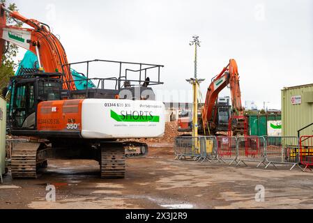 Demolition underway of historic Nazareth House in Southend, Essex, former convent nursing & residential home operated by the Sisters of Nazareth nuns Stock Photo