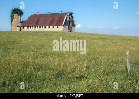 Abandoned Barn, Culpepper, Virginia. Stock Photo