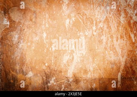Texture of old orange furnace tile. Abstract background Stock Photo