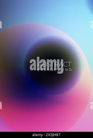 Holographic abstract background cover design template. Color foil wave ...