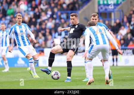 Krystian Bielik (Birmingham City) during the Sky Bet Championship match between Huddersfield Town and Birmingham City at the John Smith's Stadium, Huddersfield on Saturday 27th April 2024. (Photo: Pat Scaasi | MI News) Credit: MI News & Sport /Alamy Live News Stock Photo